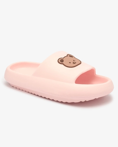 Royalfashion Világos rózsaszín női gumi flip-flop Mabyn