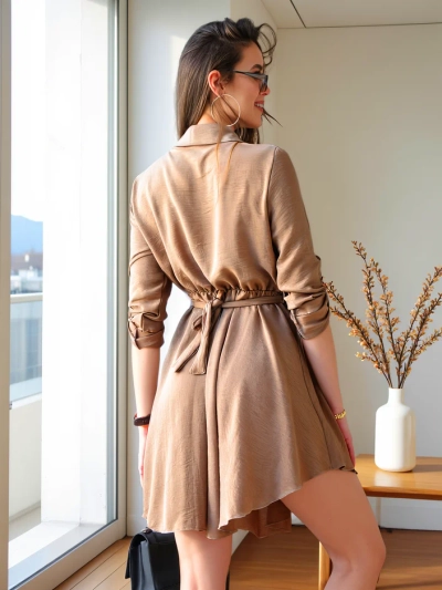 Royalfashion Elegáns női térd hosszú ruha