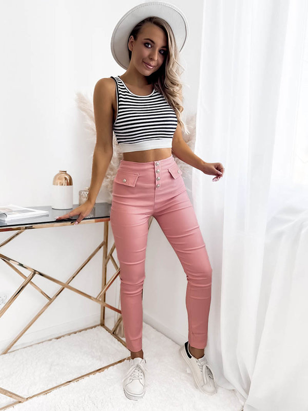 Rózsaszín női teggings nadrág- Ruházat