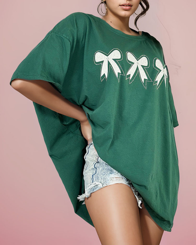 Royalfashion Női póló masnifoltokkal