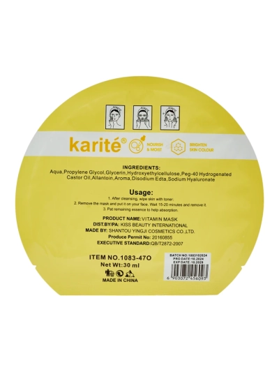 C-vitaminos fátyolmaszk - ragyogásfokozó