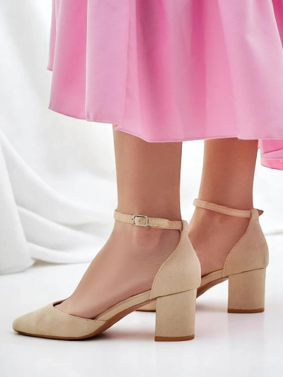 Royalfashion Női öko suéd magassarkú cipők Vinoy