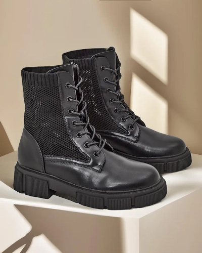 Nyitott női lapos bokacsizma Rowic