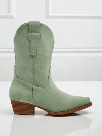 SpireHush női öko velúr cowboy csizmák