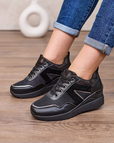 Royalfashion Női sportos tornacipő platform sarokkal Lacyrllia