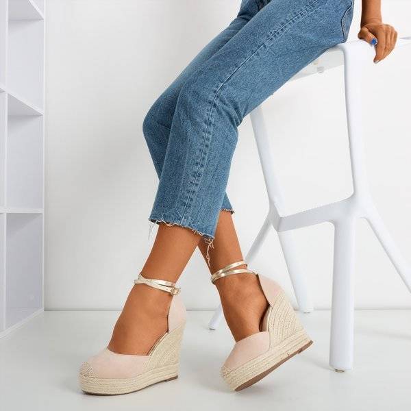 OUTLET por espadrillák magas éken Sablac - Cipők