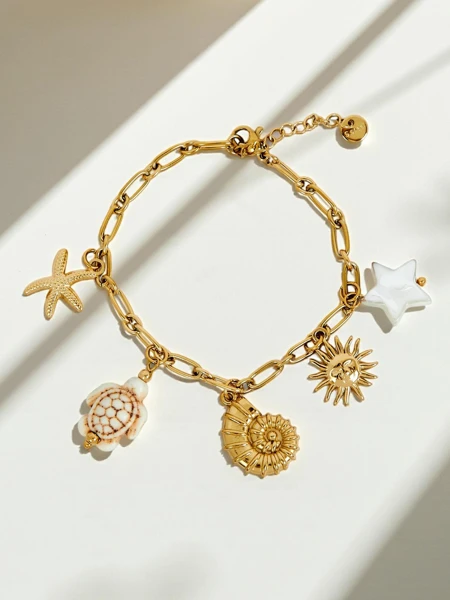 Poseidon Mare Stella karkötő tengeri motívumokkal