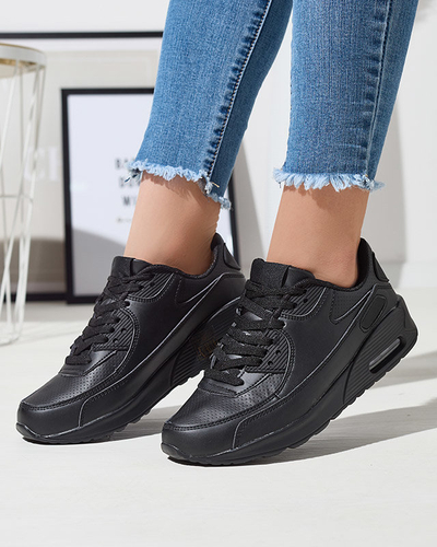 OUTLET Fekete női tornacipő sportcipő Faducy- Footwear