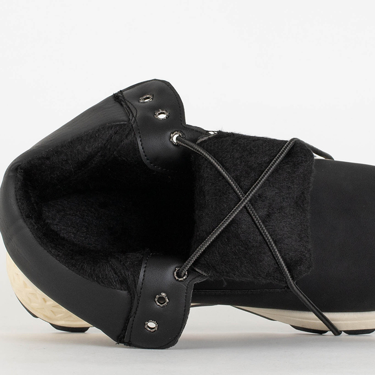 Reden férfi fekete túracipő - lábbeli