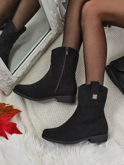 Kelmoria női öko-velúr bokacsizma