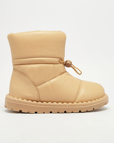 Royalfashion Női csúszós hócsizma barna színben Nevonsisia