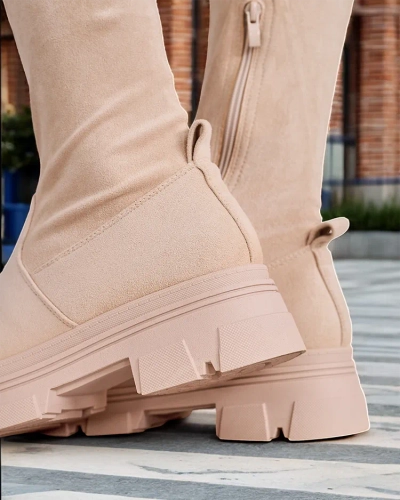 Royalfashion Női slip-on térd fölé érő csizmák Aniaf