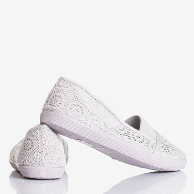 Hermione Grey női csipkés balerinák - cipők