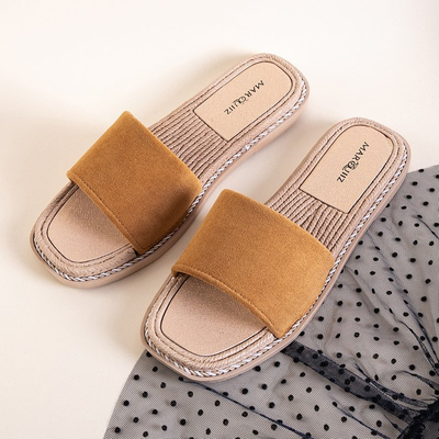 OUTLET Barna női Vicoria papucs - Lábbeli