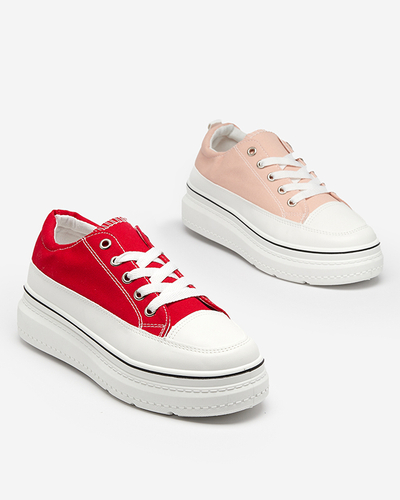 Női púderes tornacipő a Veritar platformon - Lábbeli