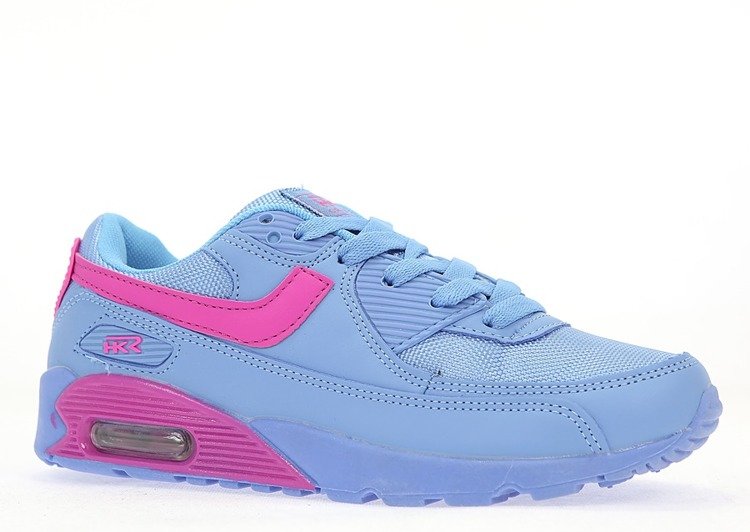 Niebiesko-różowe buty sportowe - Obuwie