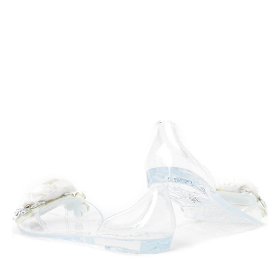 OUTLET Átlátszó melissza díszítéssel Malia - Lábbeli