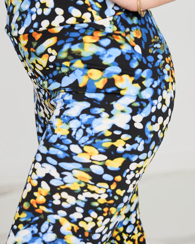 Mintás női 3/4-es leggings - Ruházat