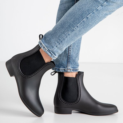 Zilla női fekete galoshes - Lábbeli