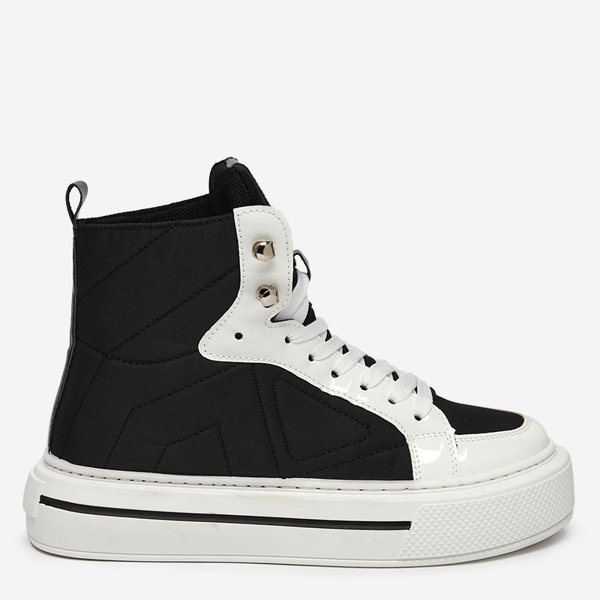 OUTLET Fekete-fehér női sportcipő Asmako- Footwear