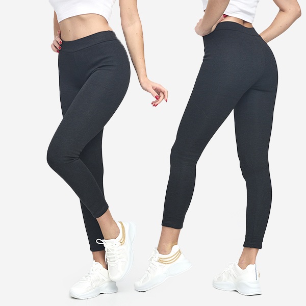 Női fekete leggings szigeteléssel - Ruházat