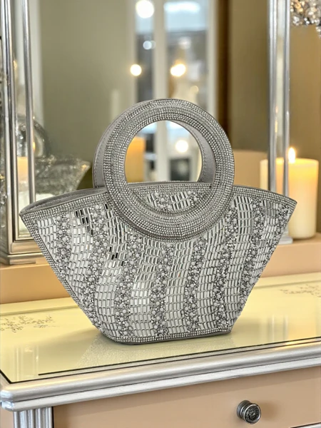 Kis női kézitáska cirkónia kövekkel Sparkle Queen