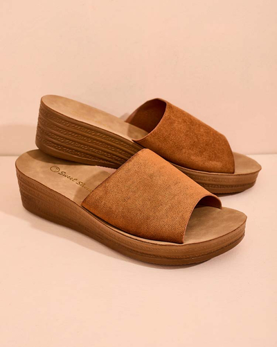 Royalfashion Női Saffil alacsony sarkú flip-flop
