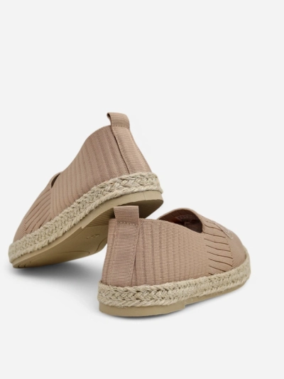 Női Callisto espadrilles világosbarna lapos sarkú ökológiai bőr