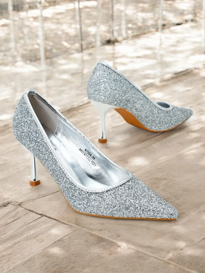 Royalfashion Női magassarkú cipő zirkóniummal Letello