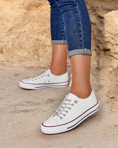 Royalfashion Női tornacipő díszes fűzővel Timi