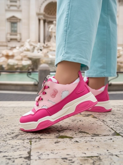 Royalfashion női sportcipők vastag talpon Velocity