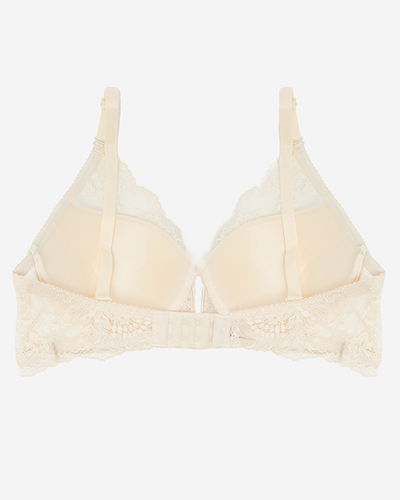 Női bézs csipke melltartó - Fehérnemű