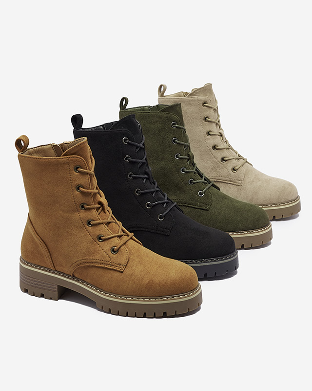 Fekete női trapper csizma Priviea - Lábbeli