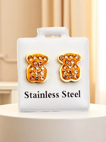 Royalfashion női maci alakú fülbevaló