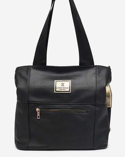 Női fekete ekobőr kézitáska - Kiegészítők