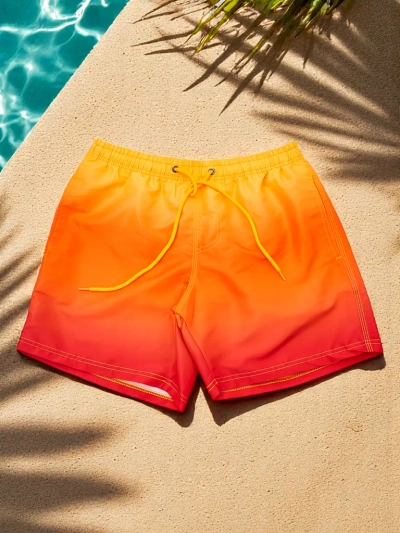 Royalfashion Férfi ombre sport rövidnadrág védőhálóval