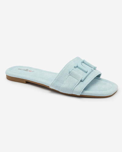 Royalfashion Kék női flip-flopok csattal Rydr
