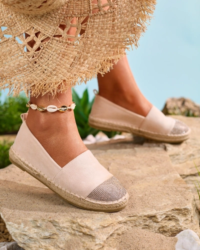 Royalfashion Bézs női espadrilles cirkóval Iterica