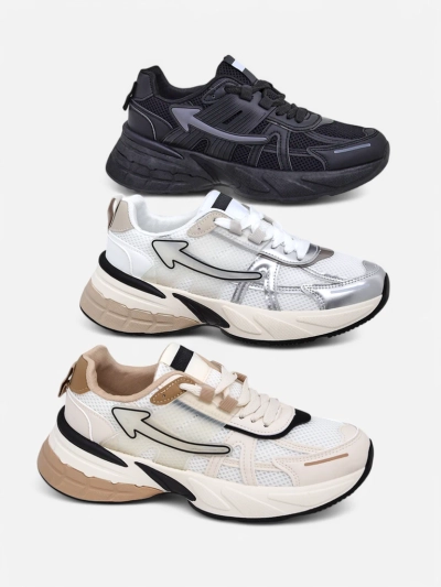 Royalfashion Női sportos sneakers vastagabb talppal Beysa