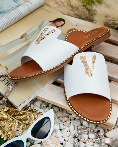 Royalfashion Női öko bőr flip-flop Cemenna