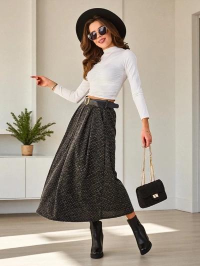 Royalfashion Női midi szoknya