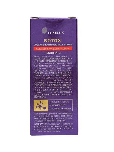 Luxelux Botox Ránctalanító Kollagén Szérum