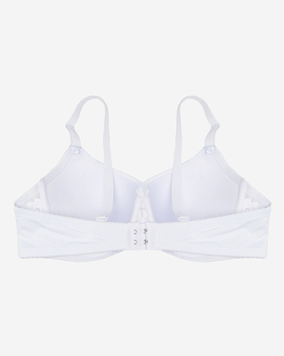 Fehér női melltartó csipkével - Fehérnemű
