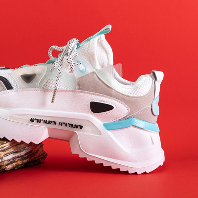 Mapsy fehér sportcipő férfiaknak - lábbeli