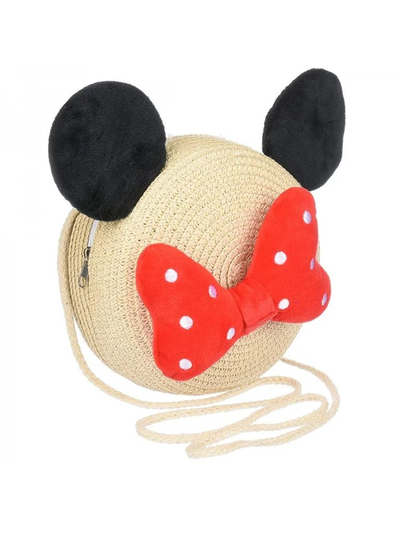 Royalfashion Kisgyermekek szalmatáskája Minnie Szalma