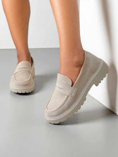 Royalfashion Női öko-suede mokaszin Dunes