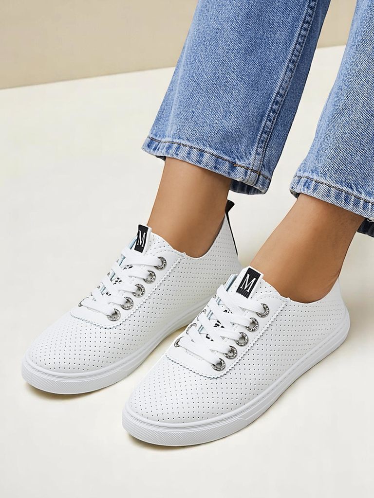 Royalfashion női ökobőr tornacipők Next Step