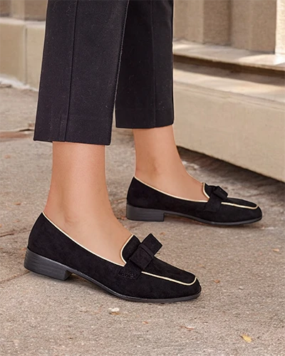 Royalfashion Női balerinacipő íjjal Refenni