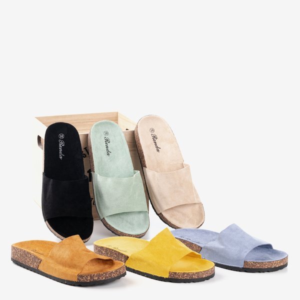 OUTLET Világoszöld női papucs, a Ratia - cipő