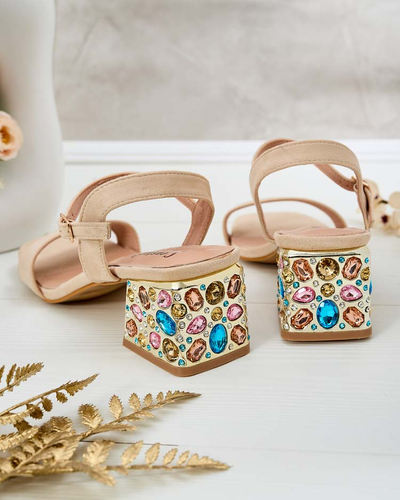 Royalfashion Női szandál kristályokkal Ohvare